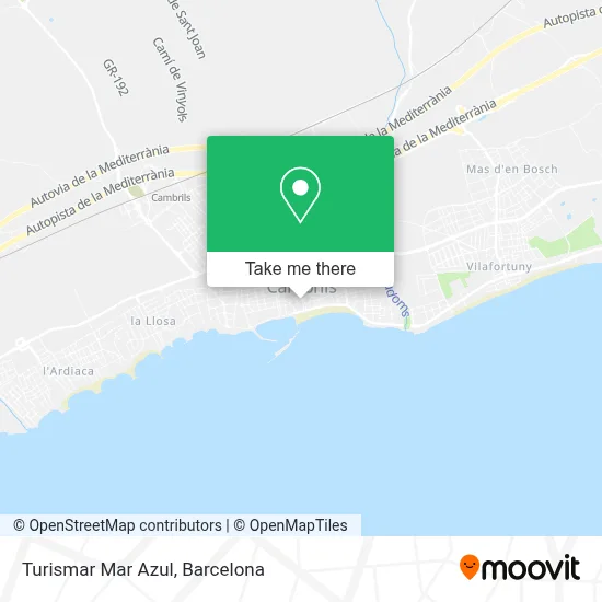Turismar Mar Azul map