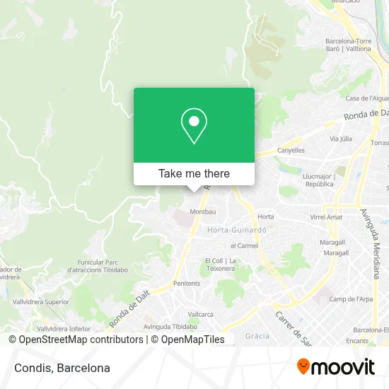 mapa Condis