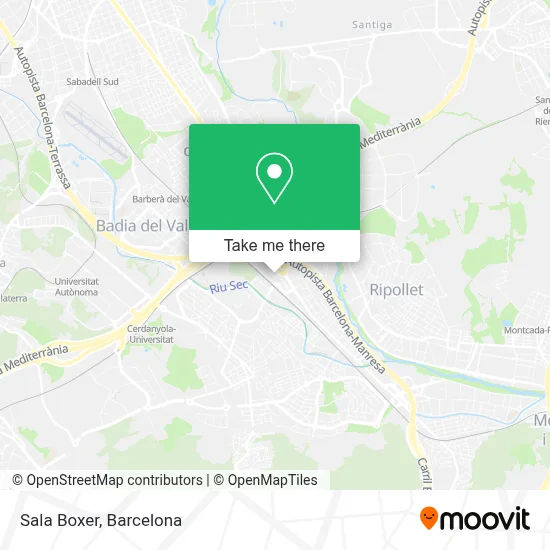 Sala Boxer map
