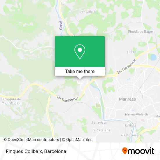 mapa Finques Collbaix