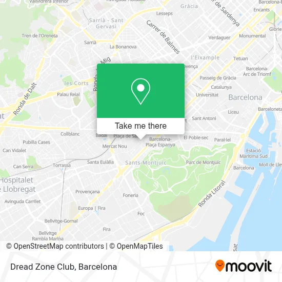 Dread Zone Club map