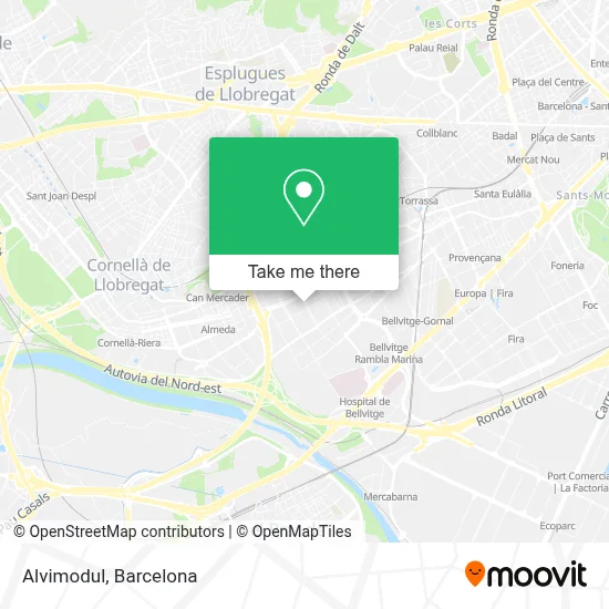 Alvimodul map