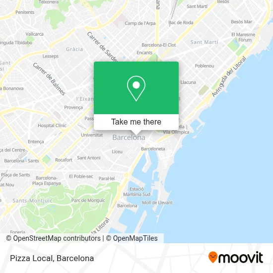 Pizza Local map