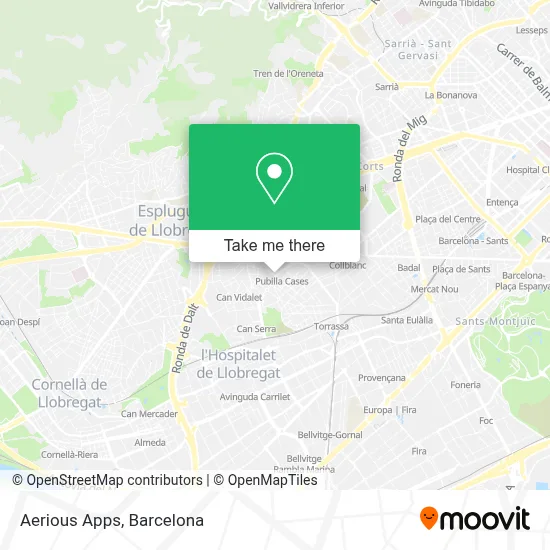 Aerious Apps map