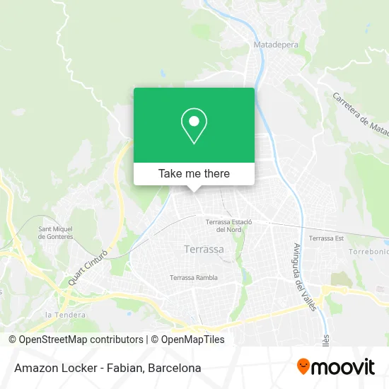 Amazon Locker - Fabian map