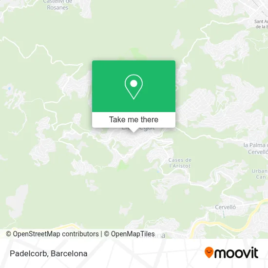 Padelcorb map