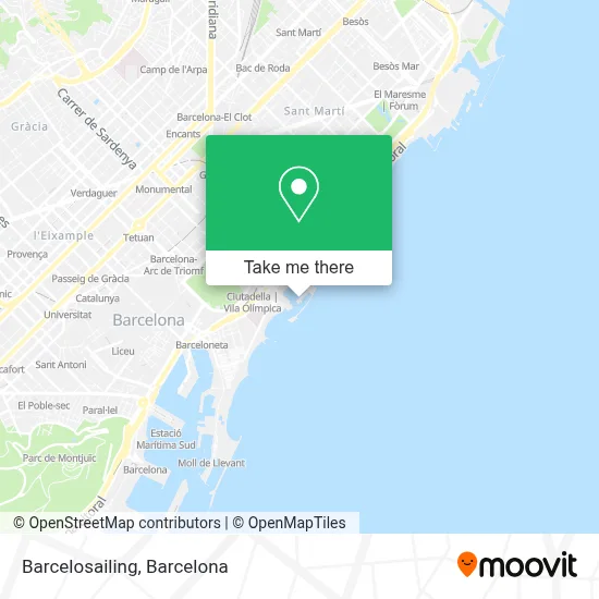 Barcelosailing map