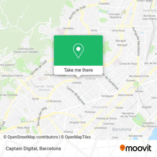 Captain Digital map