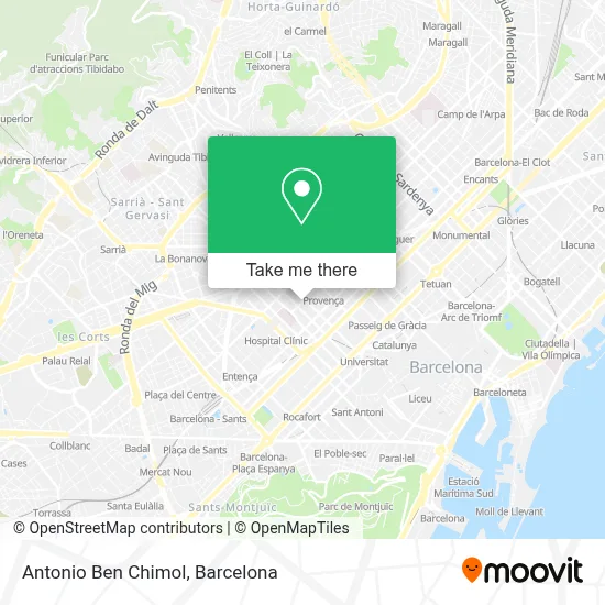 Antonio Ben Chimol map