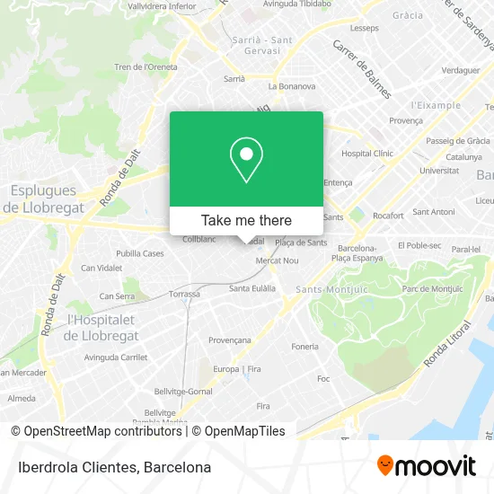 Iberdrola Clientes map