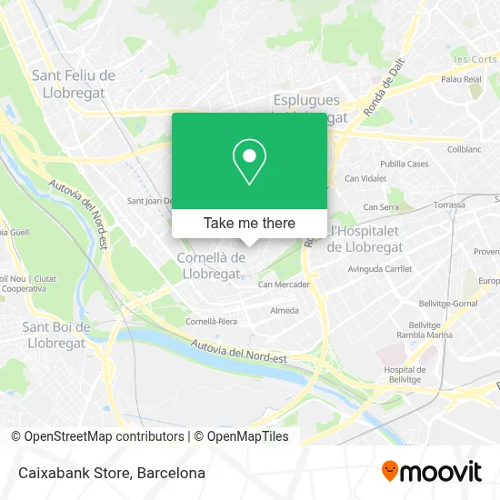 Caixabank Store map