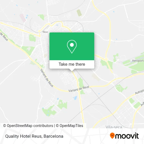 Quality Hotel Reus map