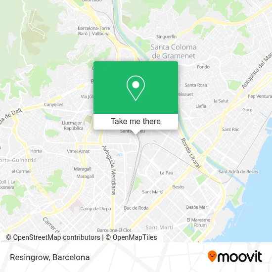 Resingrow map