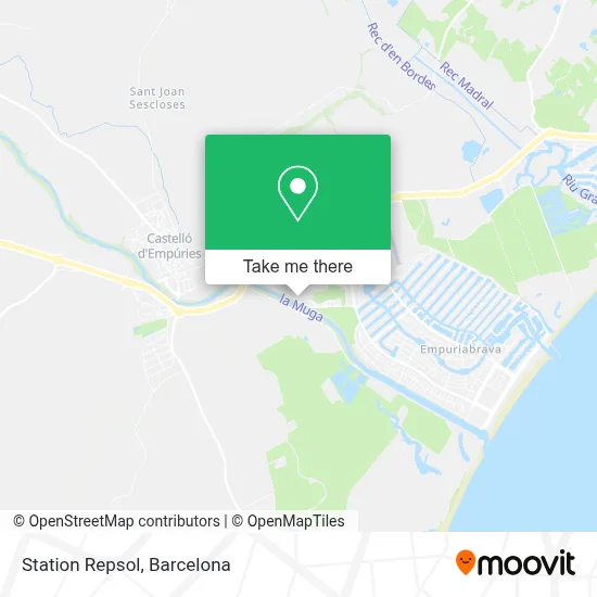 Station Repsol map