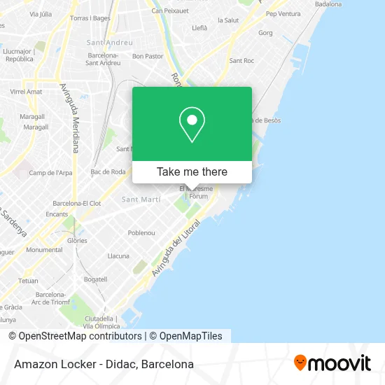 Amazon Locker - Didac map