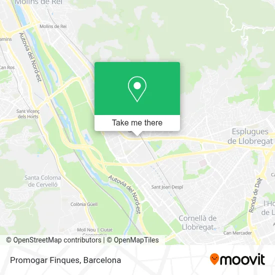 Promogar Finques map
