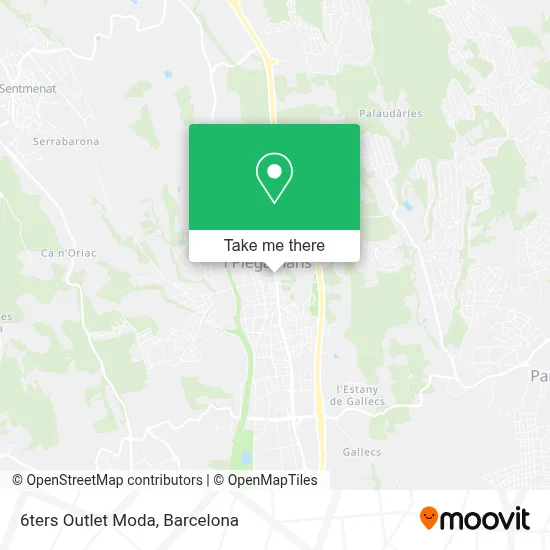 6ters Outlet Moda map