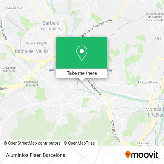 Aluminios Fiser map