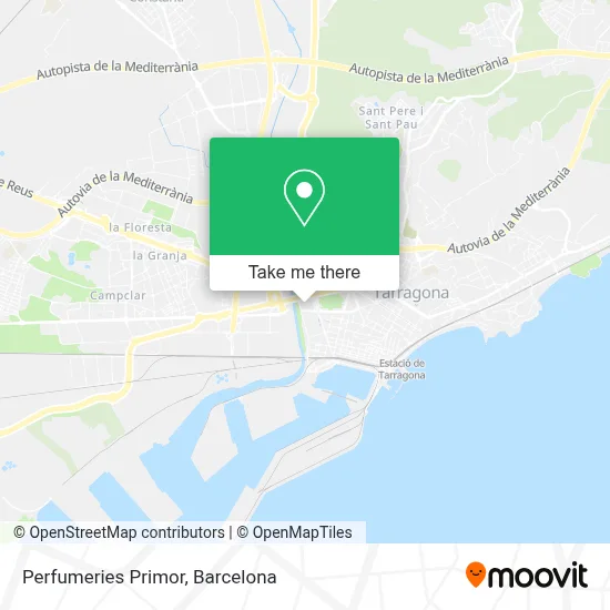 Perfumeries Primor map