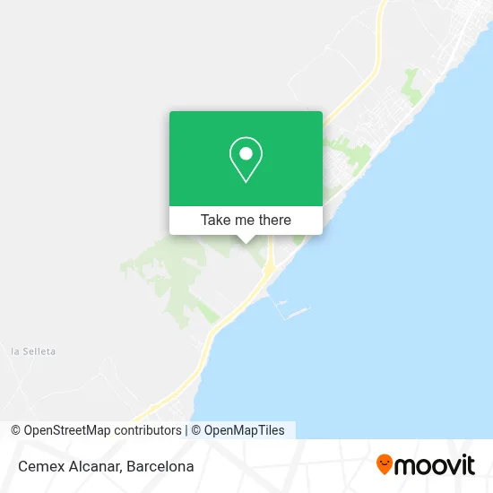 Cemex Alcanar map