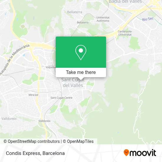 Condis Express map