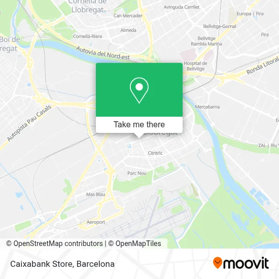 Caixabank Store map