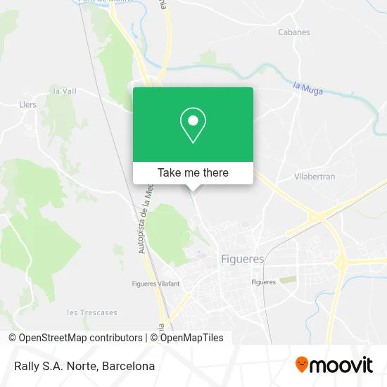 Rally S.A. Norte map
