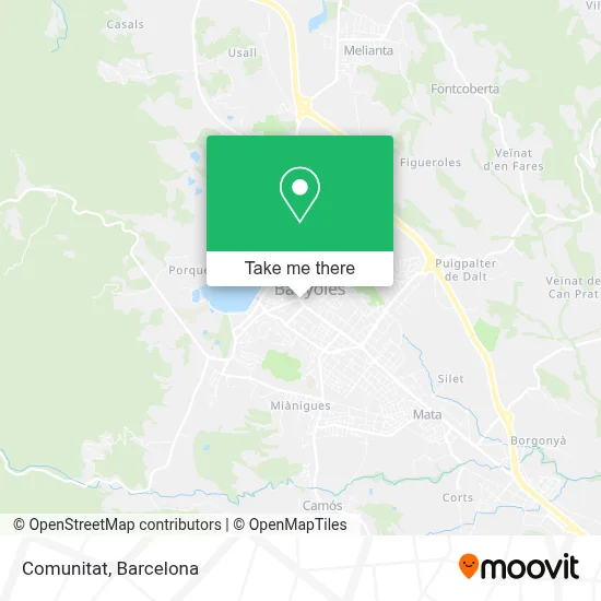 Comunitat map