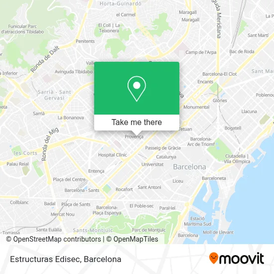 Estructuras Edisec map
