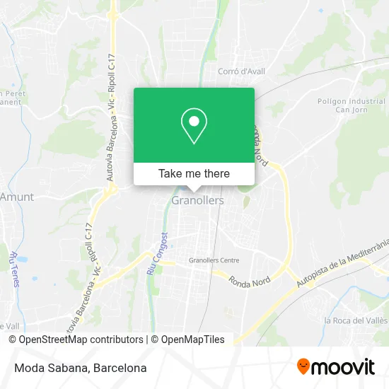 mapa Moda Sabana