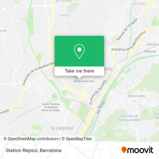 Station Repsol map