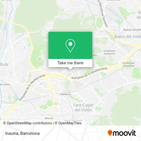 mapa Inautia