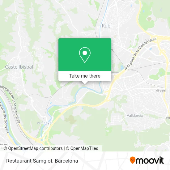 Restaurant Samglot map