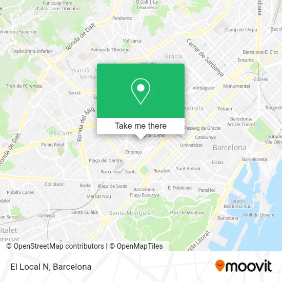 El Local N map