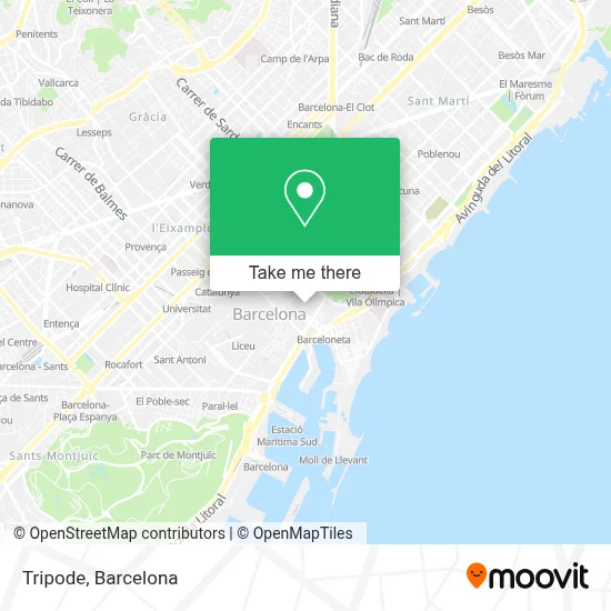 Tripode map