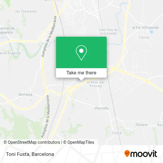 Toni Fusta map