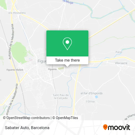 Sabater Auto map