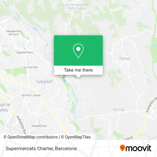 Supermercats Charter map