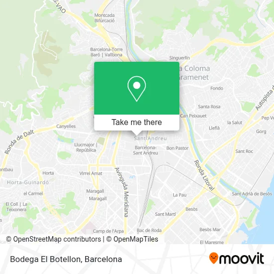 Bodega El Botellon map