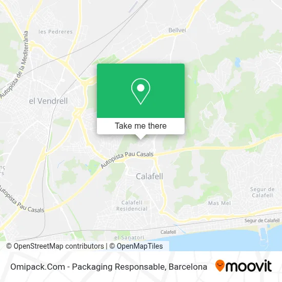 Omipack.Com - Packaging Responsable map