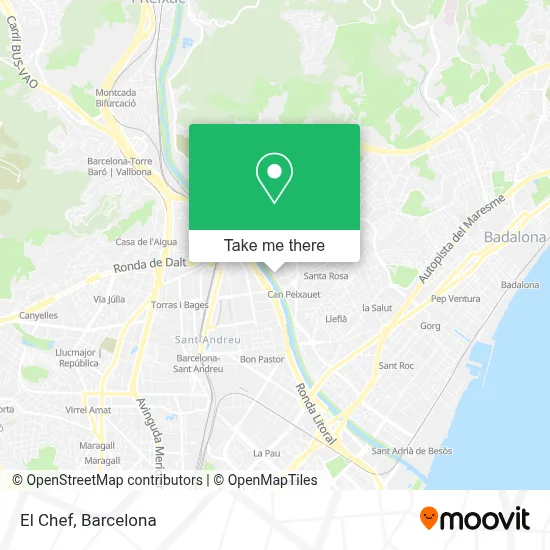 mapa El Chef