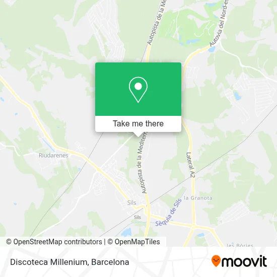 mapa Discoteca Millenium