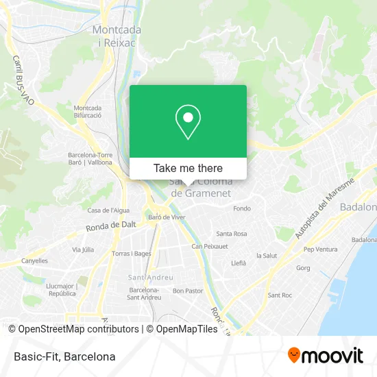 mapa Basic-Fit