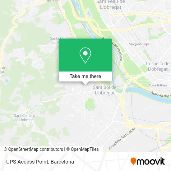 mapa Ups Access Point