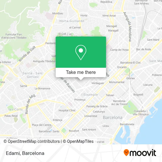 Edami map