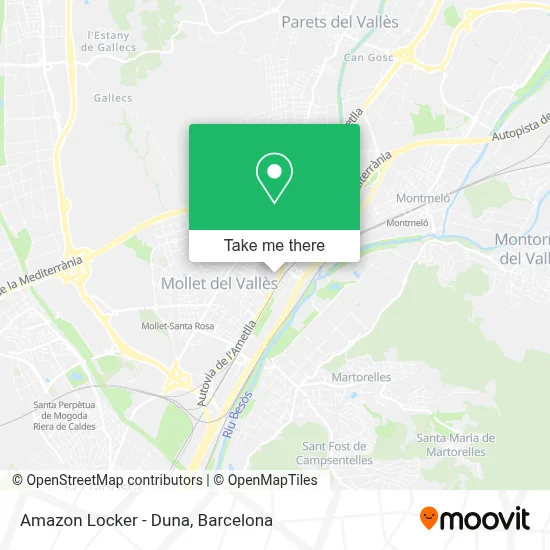 Amazon Locker - Duna map