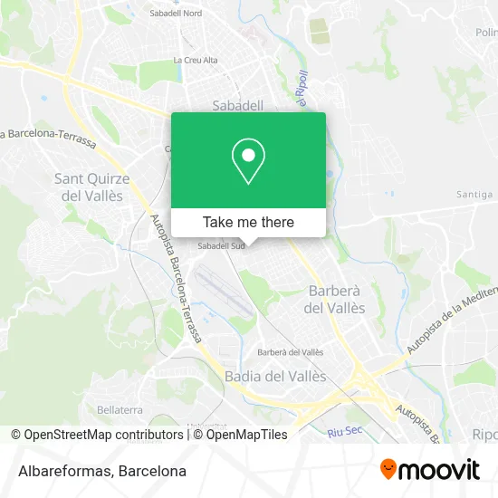Albareformas map