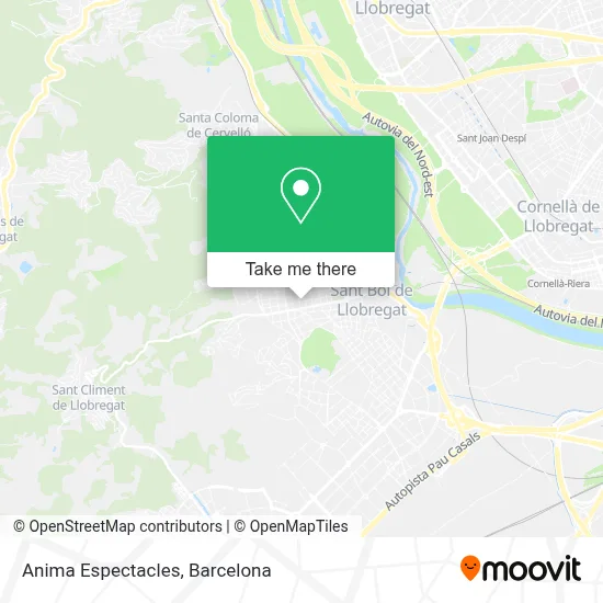 Anima Espectacles map