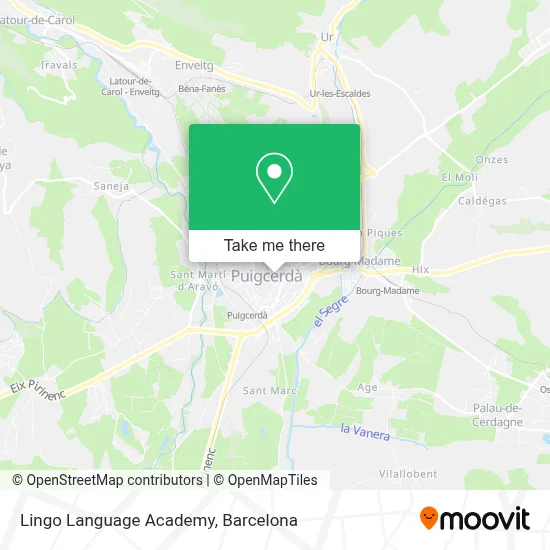 Lingo Language Academy map