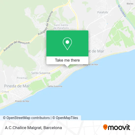 A.C.Chalice Malgrat map